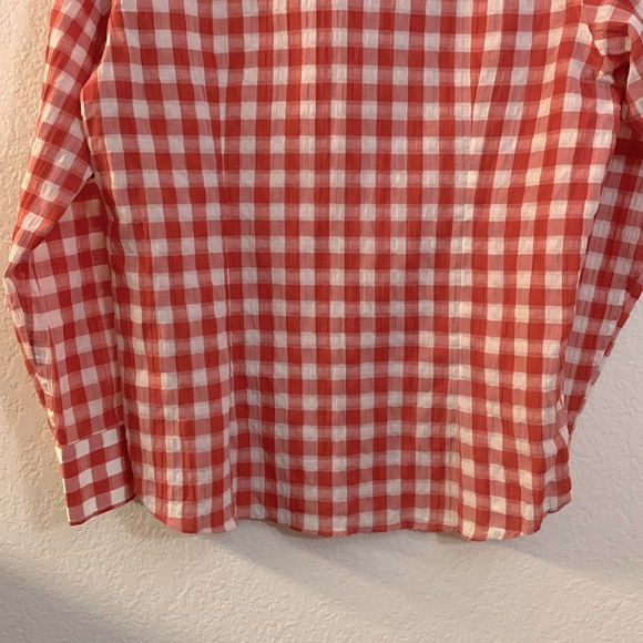 INTERNATIONAL LAUNDRY Button Down Plaid Shirt, Linen-Cotton, Sz. L/NWT - Picture 14 of 17